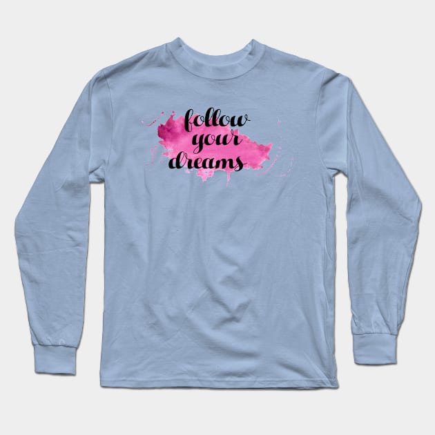 Motivation Long Sleeve T-Shirt by Redroomedia